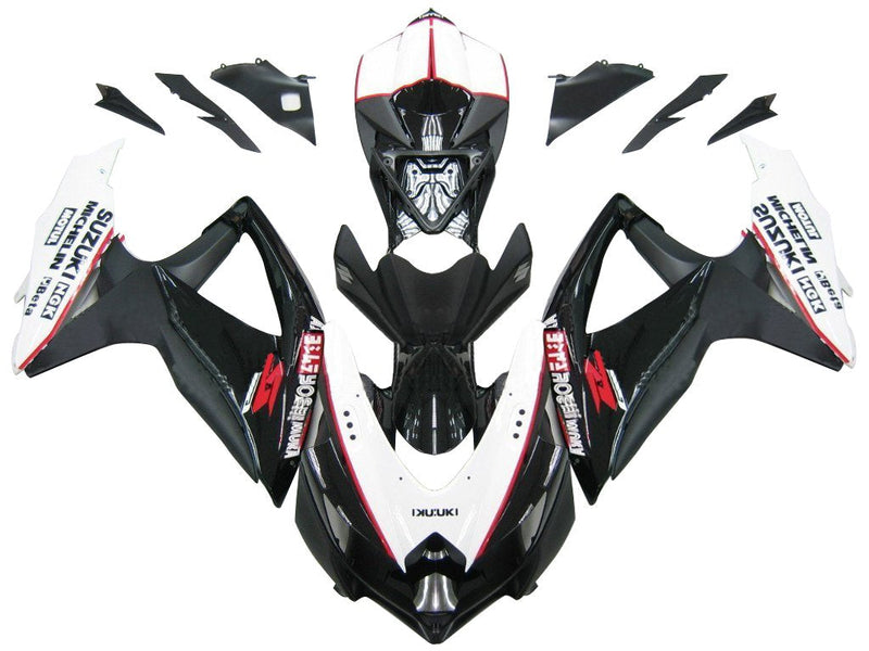 2008-2010 GSXR 600 750 Fairing Kit 34 farger Generisk