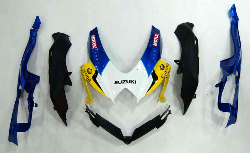 Fairings 2008-2010 Suzuki GSXR 600 750 Gul Blå Alstare Corona Generic