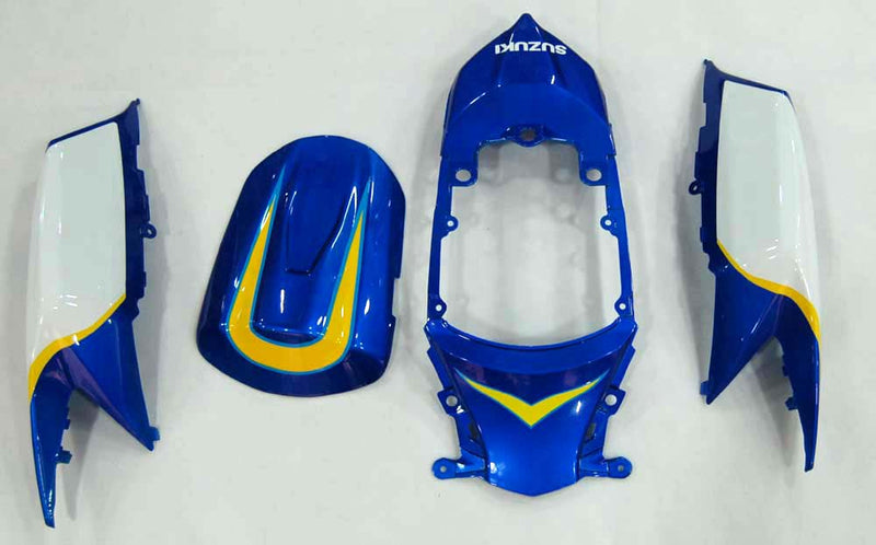 Fairings 2008-2010 Suzuki GSXR 600 750 Gul Blå Alstare Corona Racing Generisk