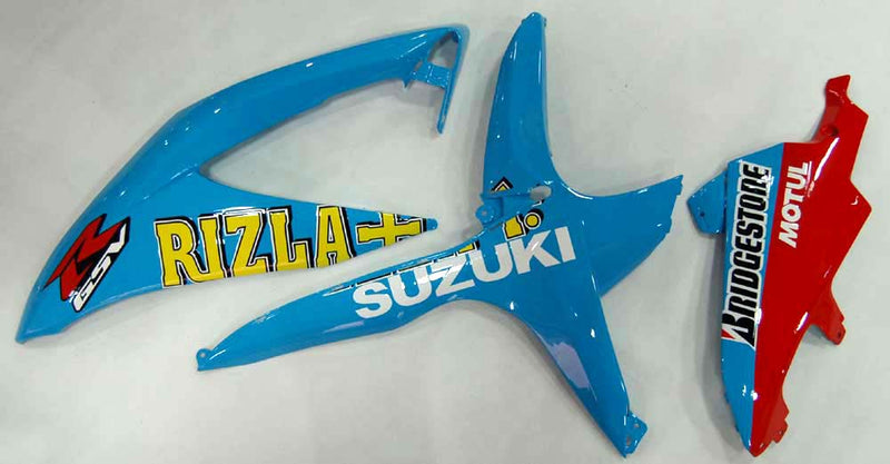 Owiewki 2008-2010 Suzuki GSXR 600 750 Niebieski Żółty Rizla Generic