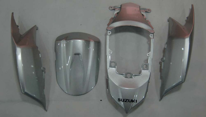 Fairings 2008-2010 Suzuki GSXR 600 750 Sølv Svart GSXR Generisk