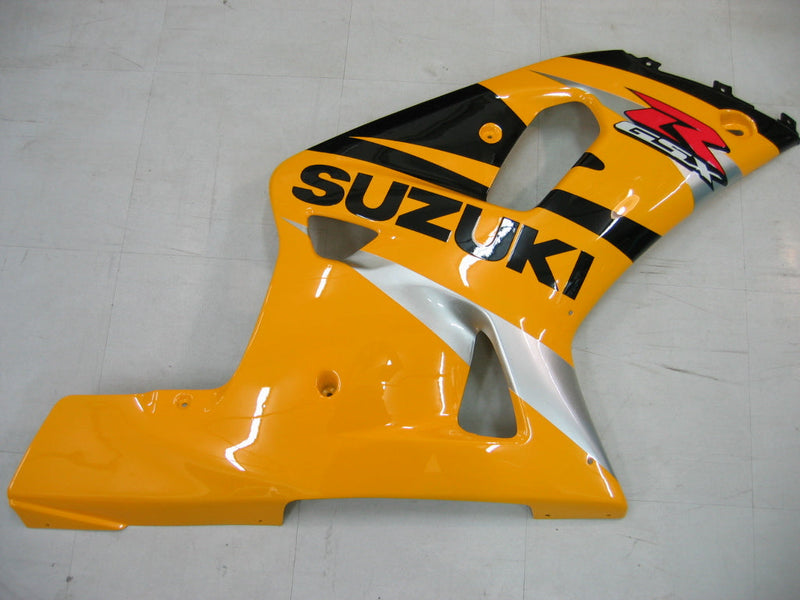 For GSXR750 2000-2003 Bodywork Fairing Yellow ABS Injection Molded Plastics Set