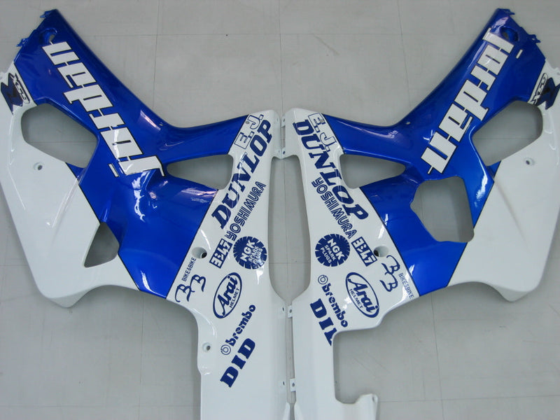 For GSXR750 2000-2003 Bodywork Fairing Blue ABS Injection Molded Plastics Set