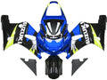 For GSXR750 2000-2003 Bodywork Fairing Blue ABS Injection Molded Plastics Set
