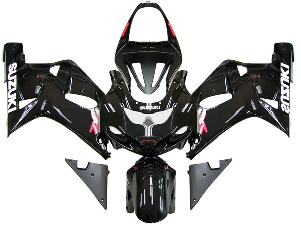 Fairings 2001-2003 Suzuki GSXR 750 Black GSXR Generic