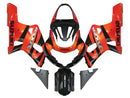 For GSXR750 2000-2003 Bodywork Fairing Red ABS Injection Molded Plastics Set