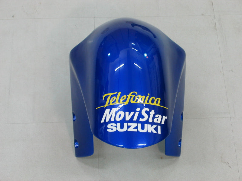 For GSXR750 2000-2003 Bodywork Fairing Blue ABS Injection Molded Plastics Set