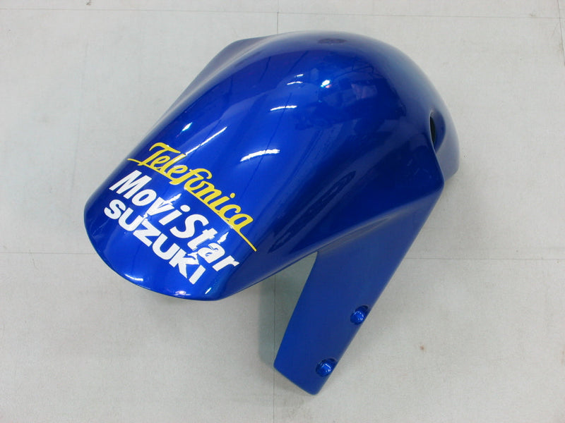 For GSXR750 2000-2003 Bodywork Fairing Blue ABS Injection Molded Plastics Set