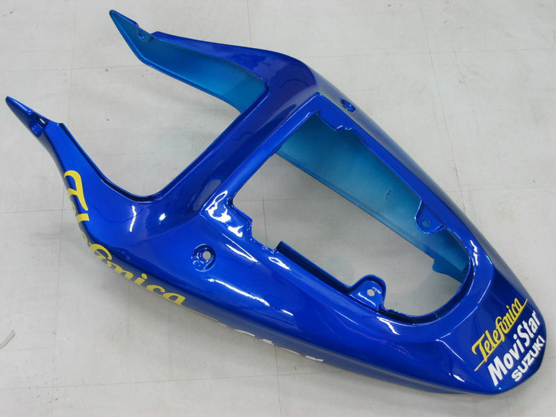 For GSXR750 2000-2003 Bodywork Fairing Blue ABS Injection Molded Plastics Set