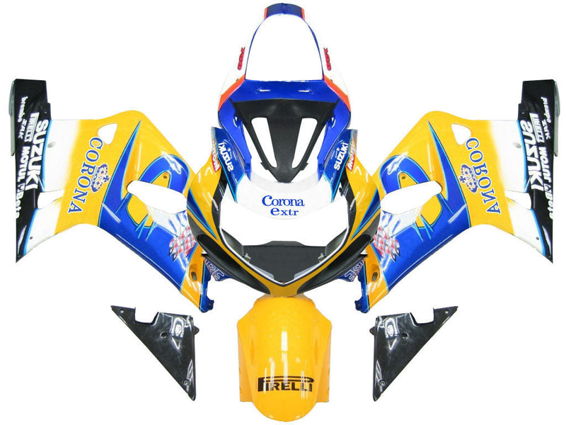 Fairings 2001-2003 Suzuki GSXR 750 Gul & Blå Corona GSXR Generic