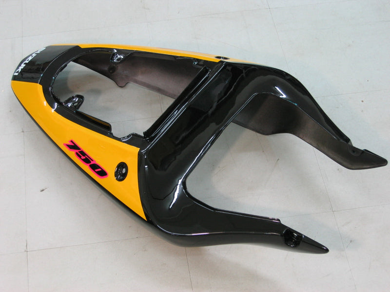 For GSXR750 2000-2003 Bodywork Fairing Yellow ABS Injection Molded Plastics Set