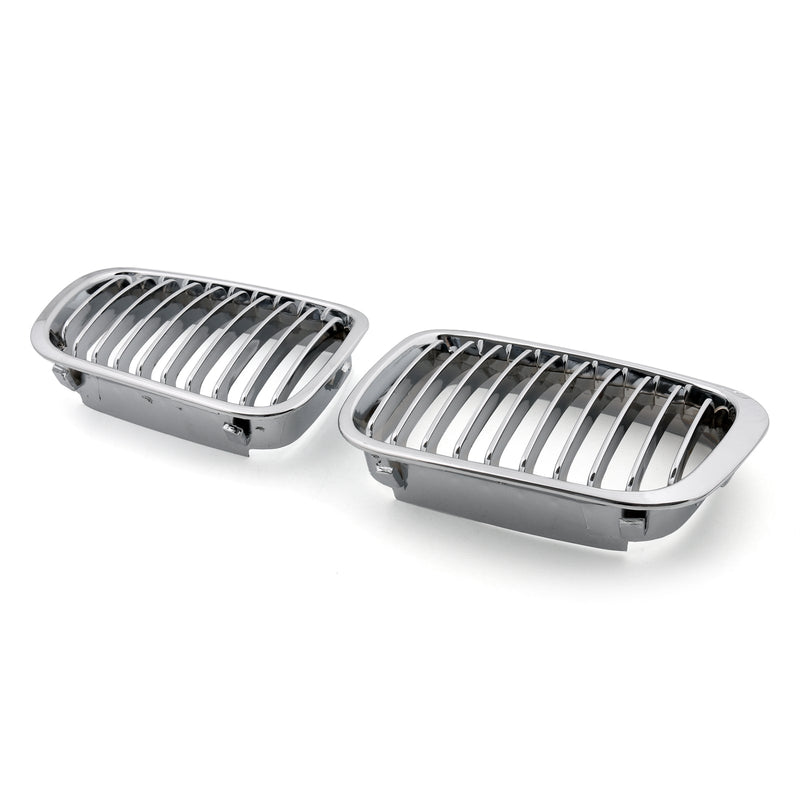 Przedni płot Grill Grill ABS Czarna siatka dla BMW E46 4D (1998-2001) 3 Series Generic