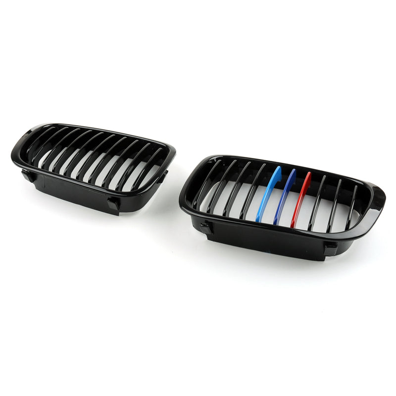 Przedni płot Grill Grill ABS Czarna siatka dla BMW E46 4D (1998-2001) 3 Series Generic