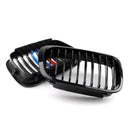 Frontzaun Grillgitter ABS Schwarz Mesh Für BMW E46 4D (1998-2001) 3er Generic
