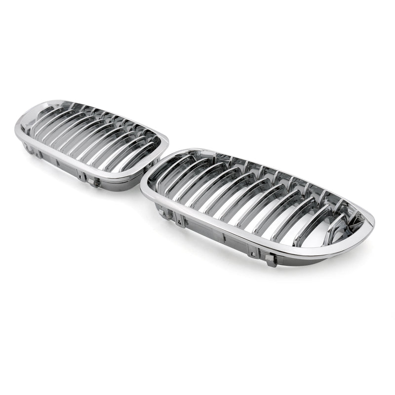 Przedni płot Grill Grille ABS Chrome Mesh dla BMW E46 2D (2002-2007) 3 Series Generic