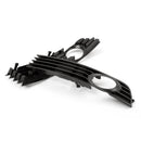 2 Stück Low Bumper Nebelscheinwerfer Lampe Kühlergrill Grillabdeckung für Audi A4 B6 (2002-2005) Generic