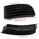 ABS-Frontstoßstangengrill Grillschutzabdeckung passend für Volkwage VW Golf 2005–2008 MK5 Generic