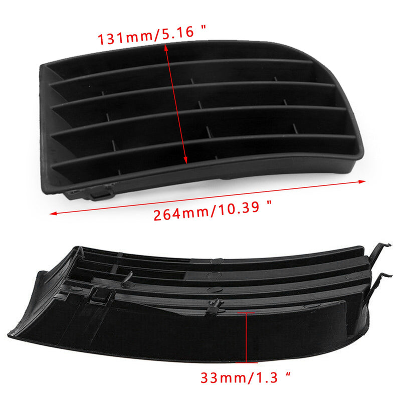 ABS frontstøtfanger Grill Grillbeskyttelsesdeksel Passer Volkwage VW Golf 2005-2008 MK5 Generisk