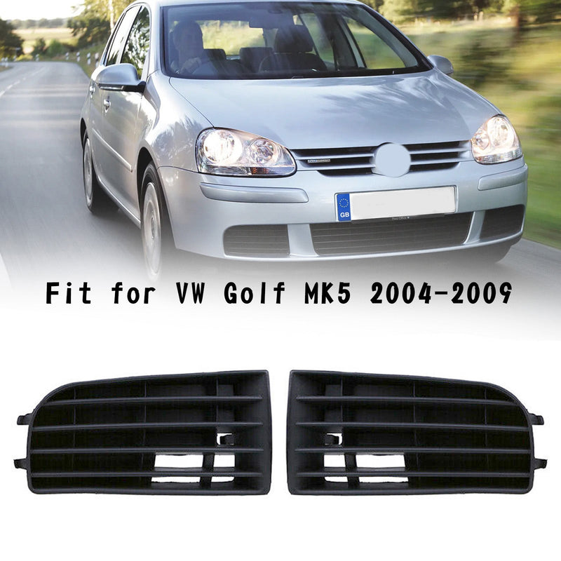 ABS frontstøtfanger Grill Grillbeskyttelsesdeksel Passer Volkwage VW Golf 2005-2008 MK5 Generisk