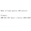 Njurgrill mattsvart för BMW E81 E87 Sport 1-serien (2004-2007) Generic