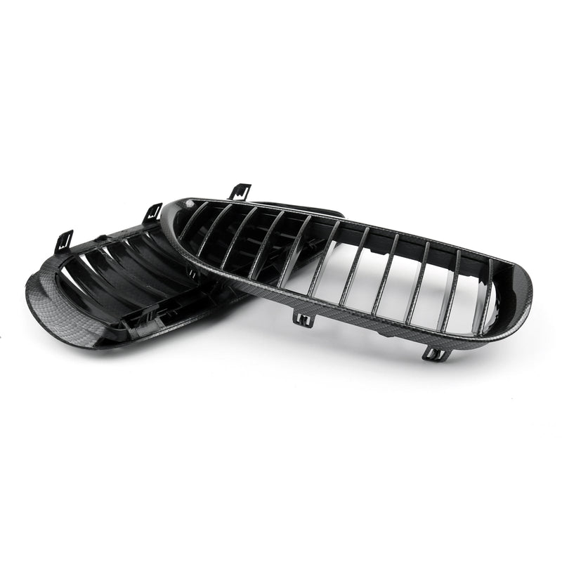 Błyszczący/Matowy Czarny BMW 2004-2010 E63 E64 6 Series Coupe Cabrio Przedni grill Generic