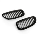 Blank/mattsvart BMW 2004-2010 E63 E64 6-serie Coupé Cabriolet Frontgrill Generic