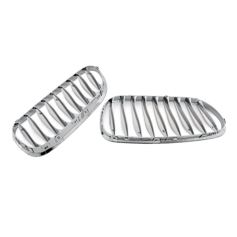 BMW Radiatorgitter 2x Frontstøtfanger Sport Nyre Grill for BMW Z4 E85 E86 2003-2008 Generisk