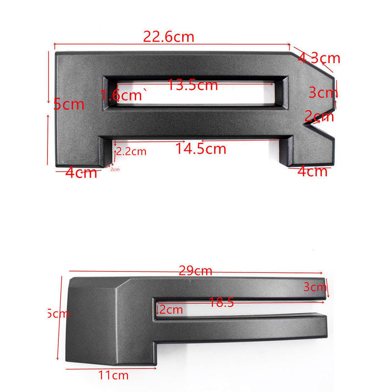 2015-2017 Ford F150ABS frontstøtfangergitter med erstatning for LED Raptor Generisk