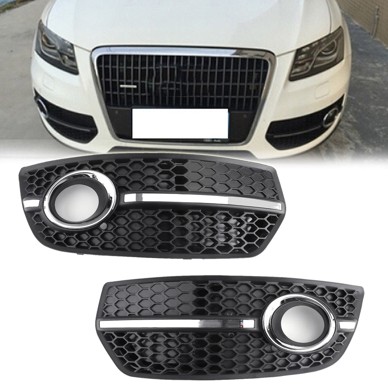 Q5 2009-2011 Audi 1PC L/R Przedni zderzak Grille Światła przeciwmgielne Osłony lamp Generic