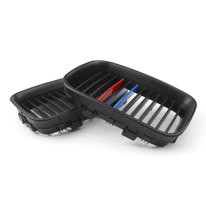 E36 3-serie M3 1992-1996 BMW 1 par matt sort fronthette Grill erstatningsgitter nyre Generisk