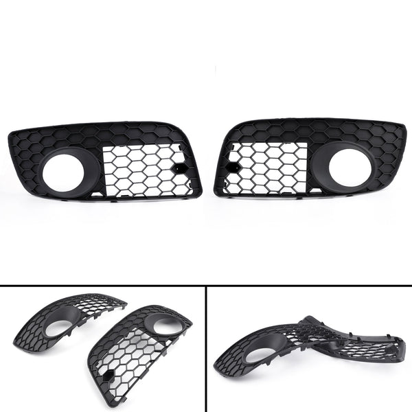 Front Bumper Fog Lamp Lights Grill Grille For VW GOLF MK5 GTI (2006-2008)