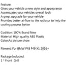 Uusi pari etusäleikköä BMW 2016+ F48 F49 X1 X-Series Black Genericille