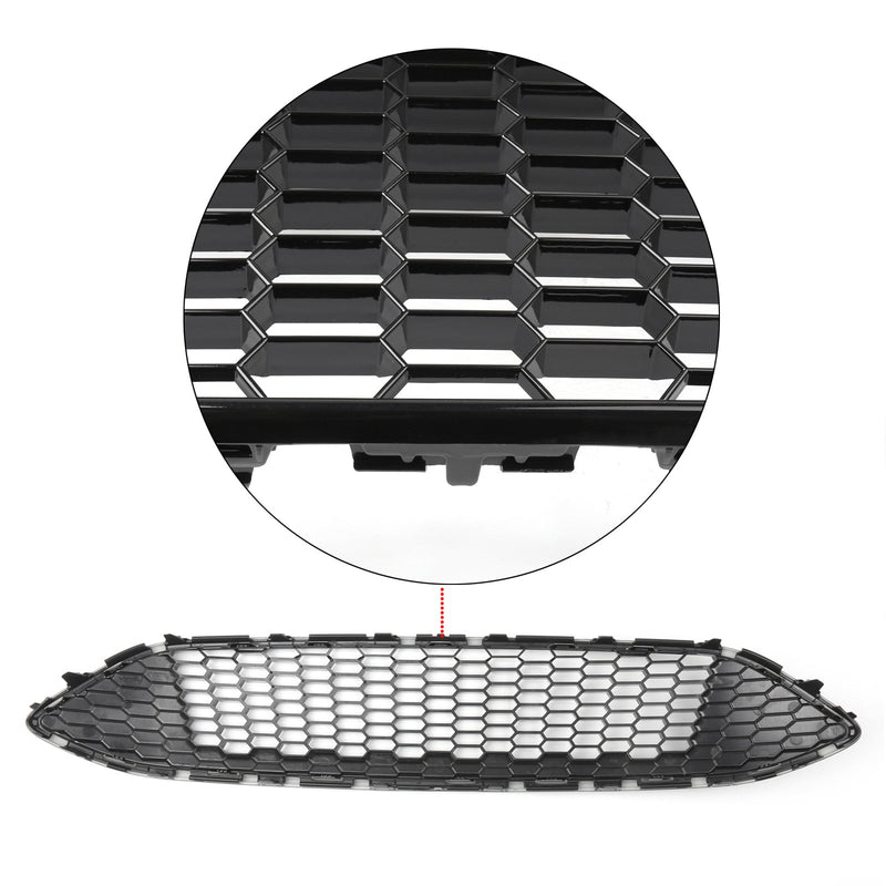 Främre stötfångargrill ABS blank svart bikakemönster för Ford Focus (2015-16) Generic