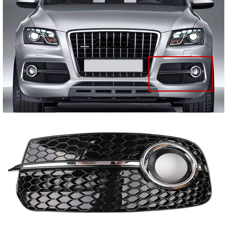 Audi Q5 2013-2016 Frontstøtfanger Tåkelys Grille 1PC L/R Ikke egnet for SQ5 & SLINE