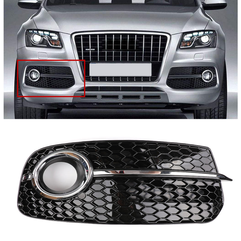 Audi Q5 2013-2016 Frontstøtfanger Tåkelys Grille 1PC L/R Ikke egnet for SQ5 & SLINE