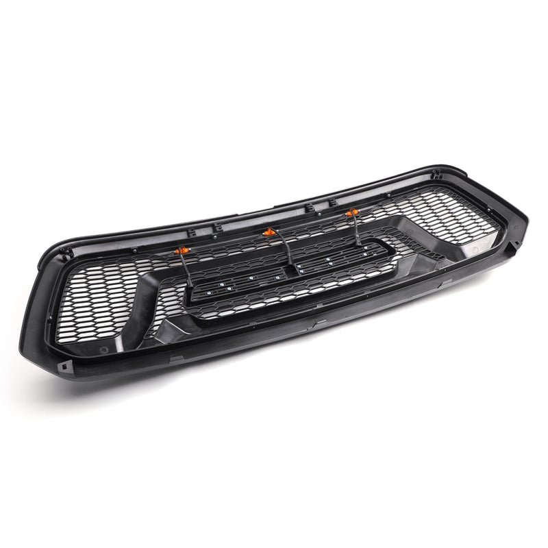 Ram 1500 2013-2018 Grill ABS Zderzak o strukturze plastra miodu Siatka grillowa Rebel Style BLK Generic