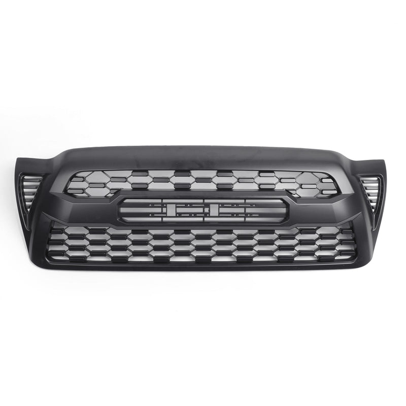 Tacoma 2005-2011 Front Bumper Hette Grill Erstatning med TOYOTA Letter Matte Black Generic