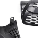 Tacoma 2005–2011 Frontstoßstange, Haubengrill, Ersatz mit TOYOTA-Buchstabe, mattschwarz, generisch