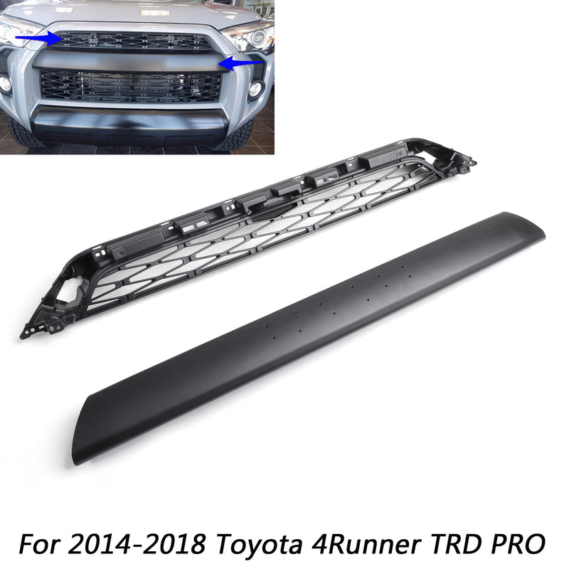 TRD Pro Style radiatorgitter Passer for 4RUNNER SR5 TRD Premium Limited Nightshade (2014-2019) med logo PZ327-35053