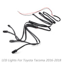 Tacoma 2016–2020 Toyota 4 Stück Frontstoßstange Haubengrill Ersatzgitter LED-Leuchten-Kit Generic