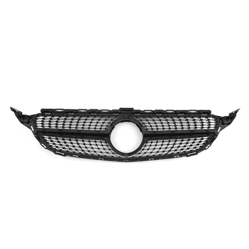 W205 C Classe C250 C300 C400 2015-2018 Benz Nova grade frontal Diamond Grill de substituição