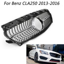 117 kr W117 CLA250 2013-2016 Mercedes-Benz Diamond Star Grill erstatningsgrill Silver Generic