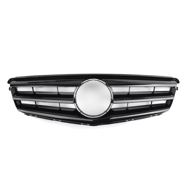 Frontgrill mit LED-Emblem kompatibel mit BENZ W204 C300 C350 2008 2009 2010 2011 2012 2013 2014 Generic