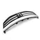 Accord 2011-2012 Honda Nová přední horní kapota nárazníku Černá chromovaná náhradní mřížka Generic