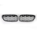Nieren-Diamant-Kühlergrill vorne passend für BMW F30 328i 335i 2012–2016 generisch