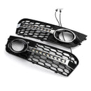 Virtaava LED-kennosäleikkö sumuvalon suuntavilkku DRL autolle Audi A4 B8 09-11 Generic