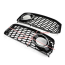 L+R Fog Light Grill Kühlergrill mit Trim für Audi A5 S-Line S5 B8 RS5 2008-2012