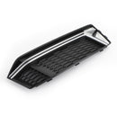 1 Paar Nebelscheinwerferabdeckung Kühlergrill Chromblende für Audi S4 S-Line B9 2016-2018 Generic