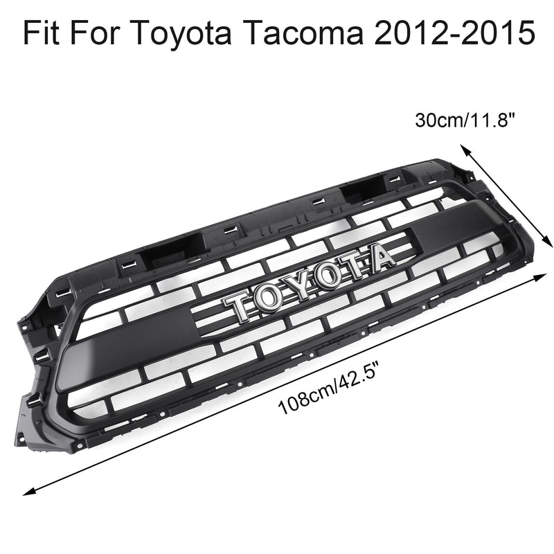 2012-2013-2014-2015 Toyota Tacoma Honeycomb Grill erstatningsgrill Generisk