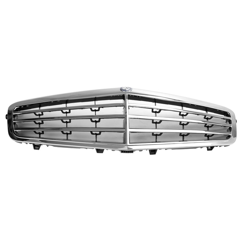 Pasuje do mercedes-benz klasy E W212 E350 E550 2010-2013 chromowany przedni grill